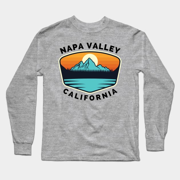 Napa Valley Ski Snowboard Mountain California Napa - Napa Valley California - Travel Long Sleeve T-Shirt by Famgift